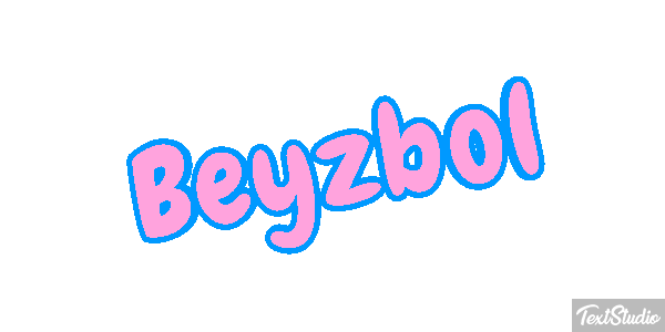 Beyzbol Metin efekti