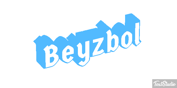 Beyzbol Metin efekti
