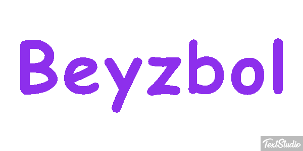 Beyzbol Metin efekti