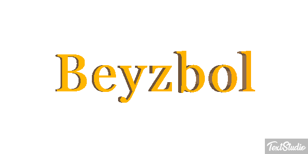 Beyzbol Metin efekti