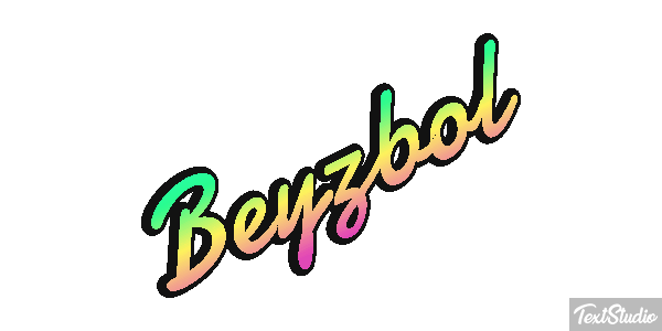 Beyzbol Metin efekti