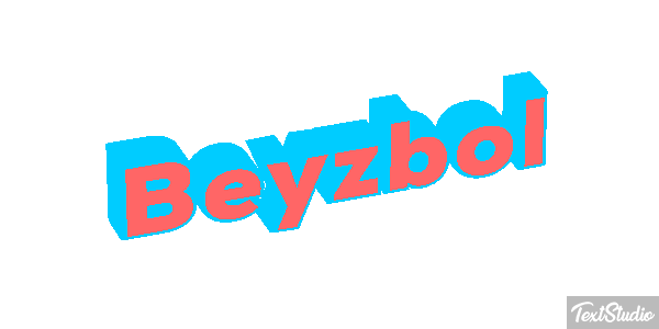 Beyzbol Metin efekti