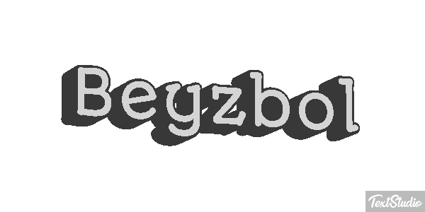 Beyzbol Metin efekti
