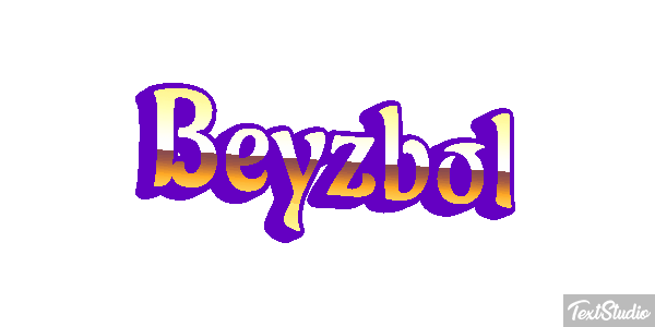 Beyzbol Metin efekti