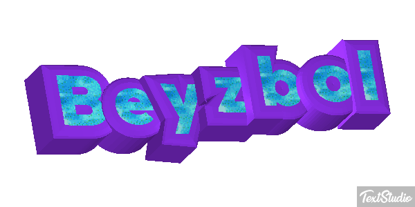 Beyzbol Metin efekti