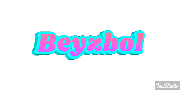 Beyzbol Metin efekti