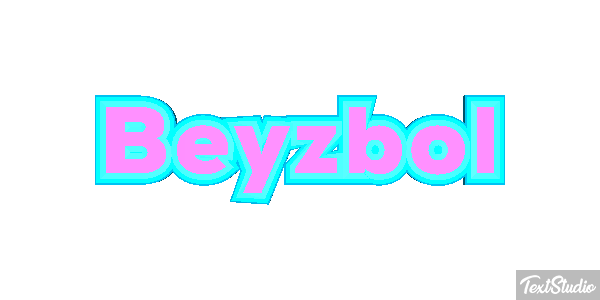 Beyzbol Metin efekti