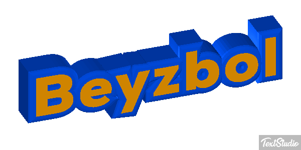 Beyzbol Metin efekti