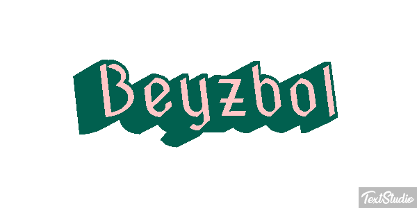 Beyzbol Metin efekti