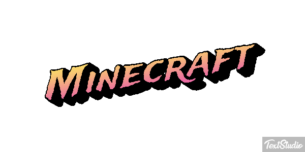 Minecraft Effetto testo