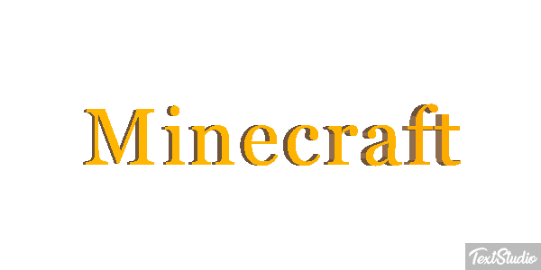 Minecraft Effetto testo