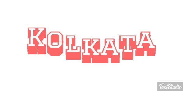 Kolkata Efekt tekstowy