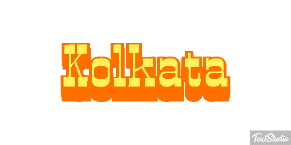 Kolkata Efekt tekstowy