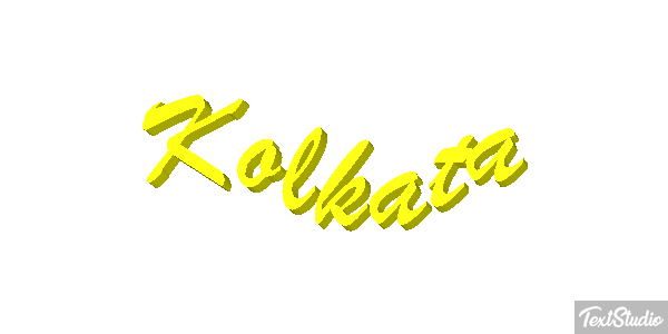 Kolkata Efekt tekstowy