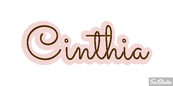 Cinthia Текстовый эффект