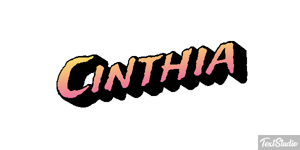 Cinthia Текстовый эффект