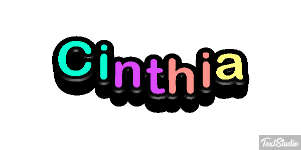 Cinthia Текстовый эффект