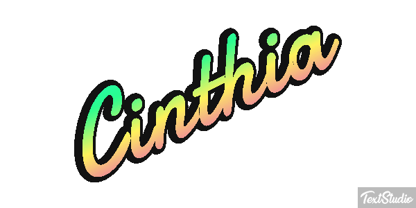 Cinthia Текстовый эффект