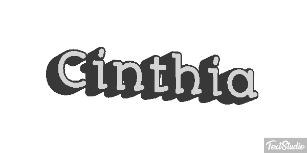 Cinthia Текстовый эффект
