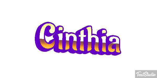 Cinthia Текстовый эффект