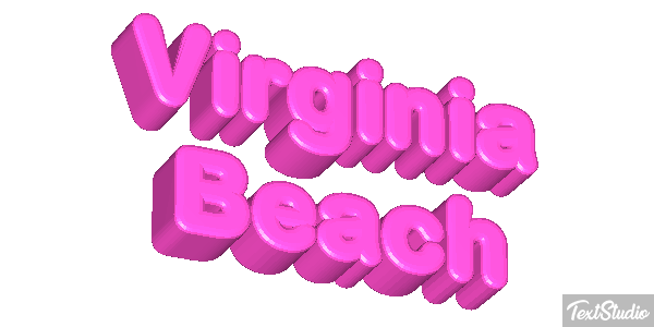 Virginia Beach Texteffekt