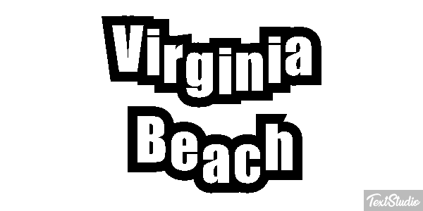 Virginia Beach Texteffekt
