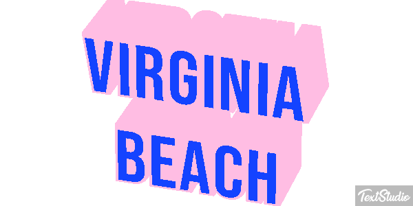 Virginia Beach Texteffekt