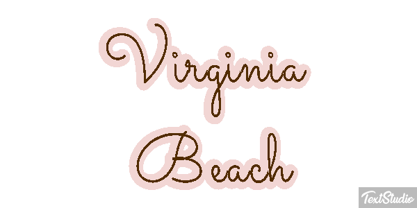 Virginia Beach Texteffekt