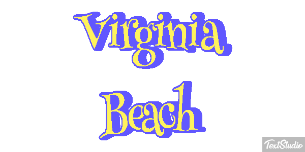 Virginia Beach Texteffekt