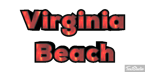 Virginia Beach Texteffekt