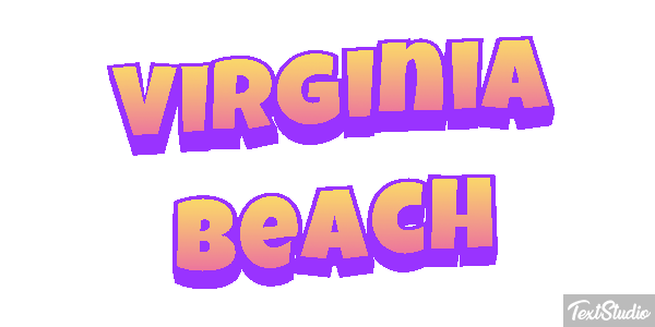 Virginia Beach Texteffekt