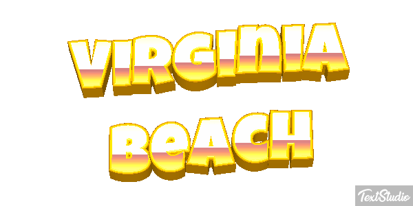Virginia Beach Texteffekt