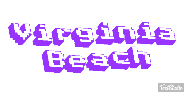 Virginia Beach Texteffekt