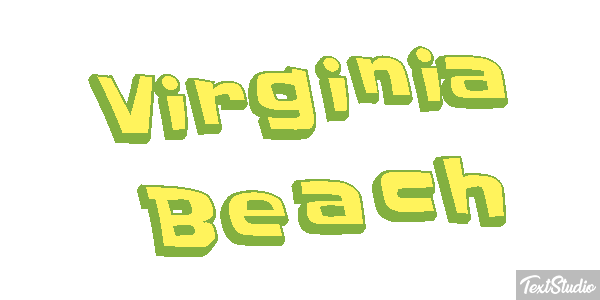 Virginia Beach Texteffekt
