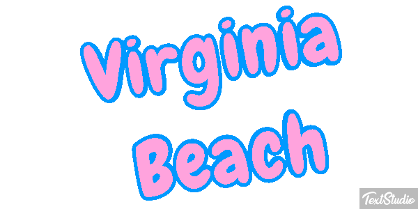 Virginia Beach Texteffekt