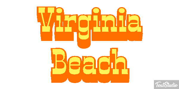 Virginia Beach Texteffekt