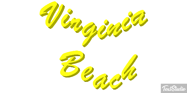 Virginia Beach Texteffekt