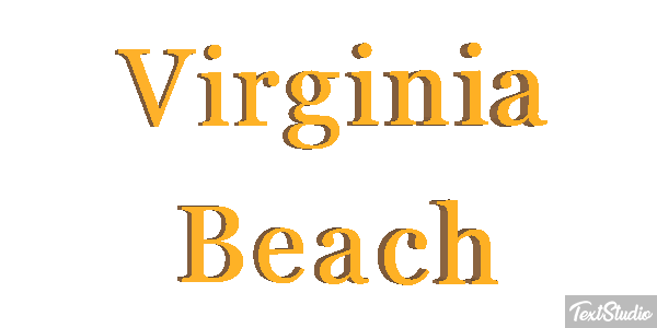 Virginia Beach Texteffekt