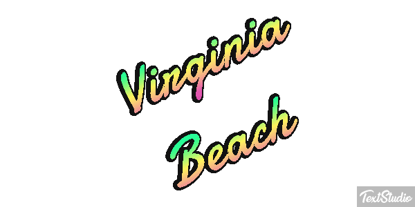 Virginia Beach Texteffekt
