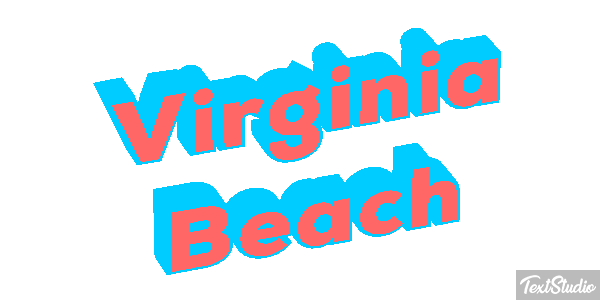 Virginia Beach Texteffekt