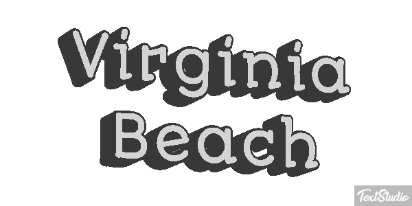 Virginia Beach Texteffekt