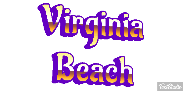 Virginia Beach Texteffekt