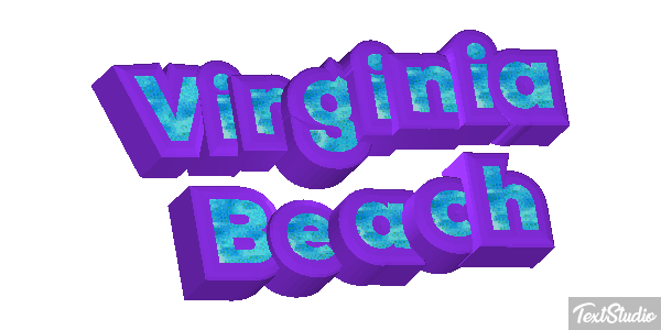Virginia Beach Texteffekt