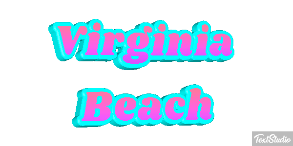Virginia Beach Texteffekt