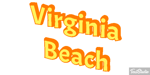 Virginia Beach Texteffekt