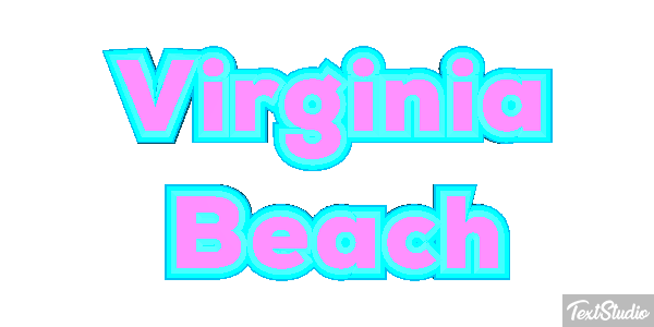 Virginia Beach Texteffekt