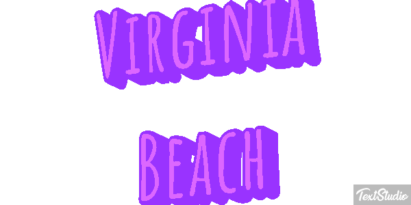 Virginia Beach Texteffekt