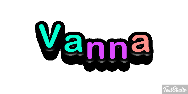 Vanna Текстовый эффект
