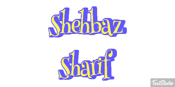 Shehbaz Sharif Text effect