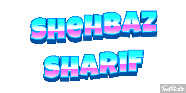 Shehbaz Sharif Text effect